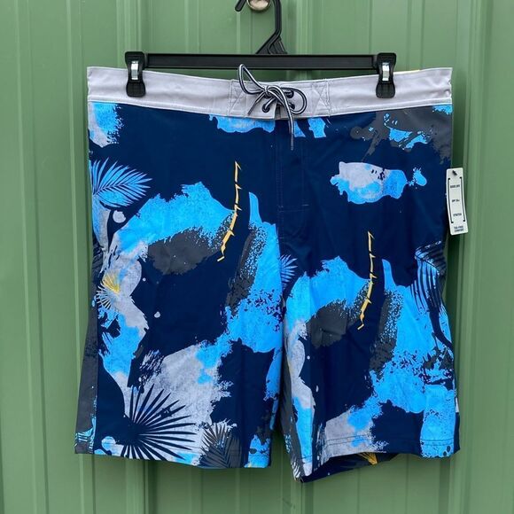 Men's E-Board Swim Trunks Shorts with UPF 50+, 9" Inseam, Size L - Picture 1 of 4